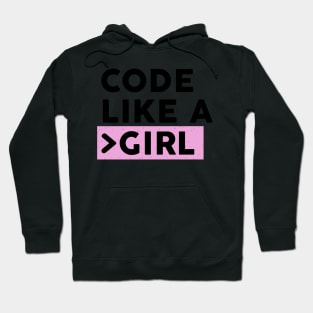 Code Like a Girl Hoodie